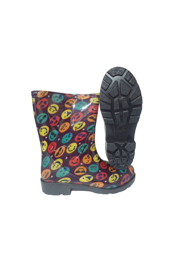 Do an BORN Girl s Cherry Rotten Emoji Figured Rain Boots Trendyol