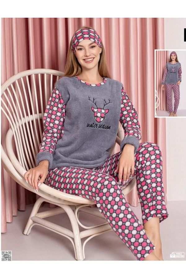 Ladies fleece pajama tops online