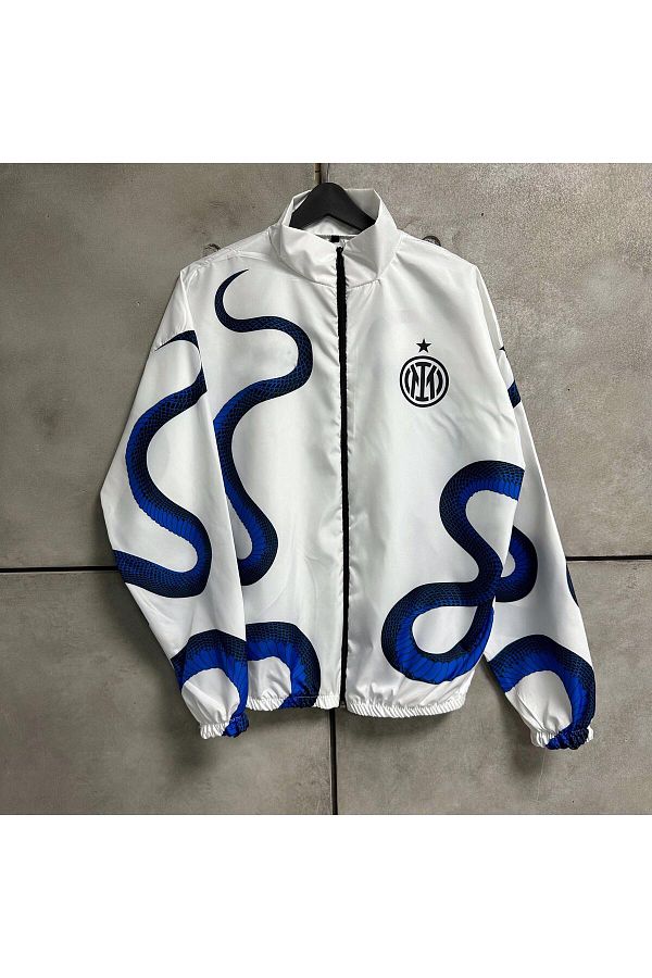 Baycombine35-Unisex Inter Patterned Raincoat 1