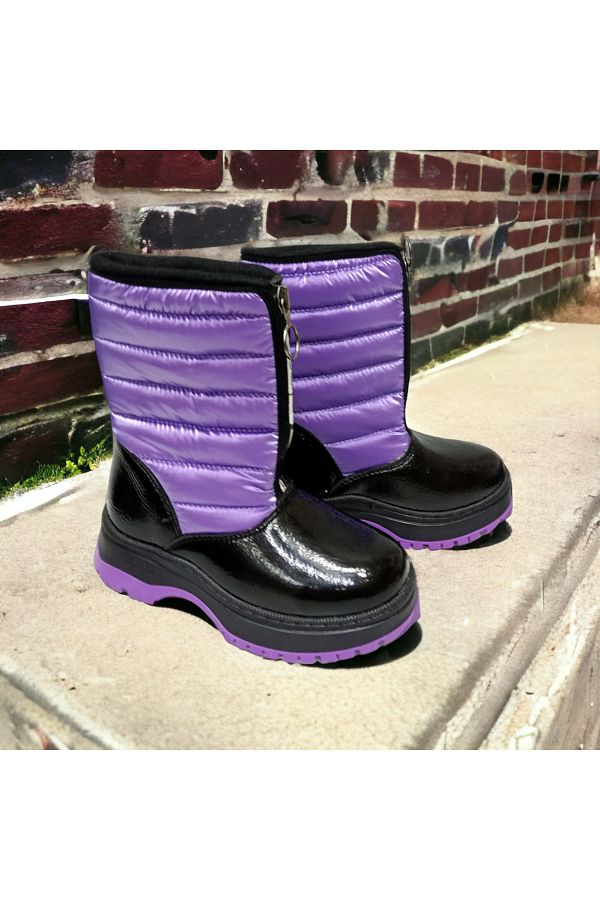 PAT K BEBE GIRLS THICK SOLE ZIPPERED SNOW BOOTS Trendyol