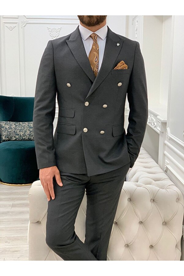 DOUBLE BREASTED JACKET どき & VEST ALL IN ONE 