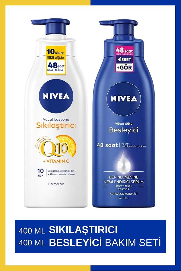 NIVEA Q10 400ml Firming Body Lotion and Nourishing Milk Trendyol