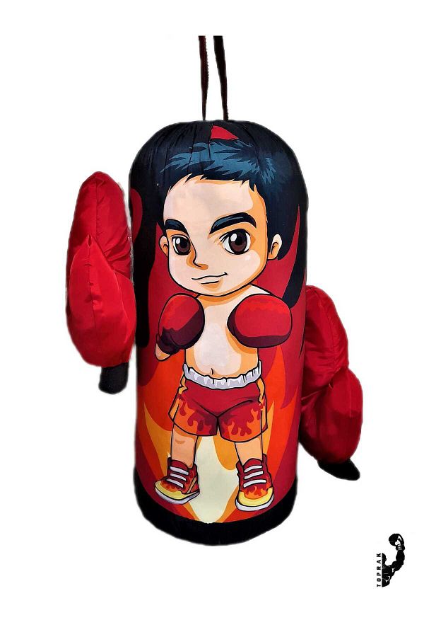 Children's punching bag 2025 and gloves