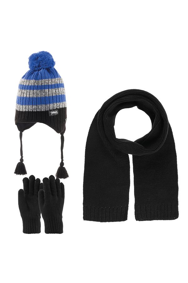 Kitti-Boy's Scarf Beret Glove Set 1