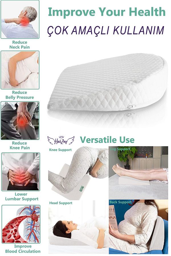 HALZEY Baby Reflux Bed Baby Reflux Pillow Baby Sleep Regulator Pregnant Support Pillow Trendyol