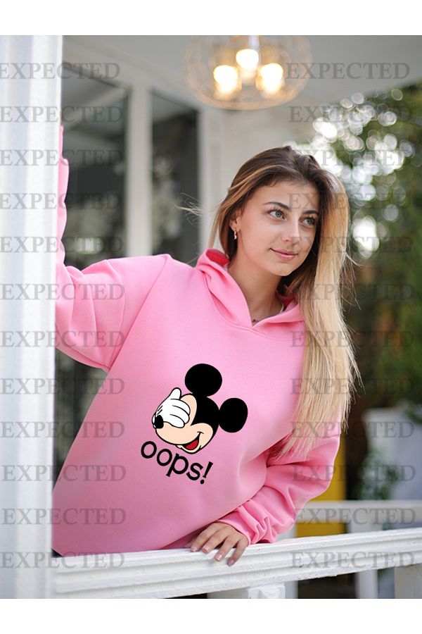 EXPECTED UNISEX MICKEY HOODED SWEATSHIRT HOODIE Trendyol