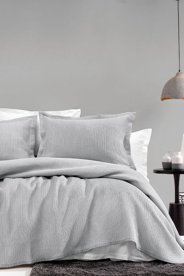 Yataş-Digna Double Bedspread Set - Gray 1