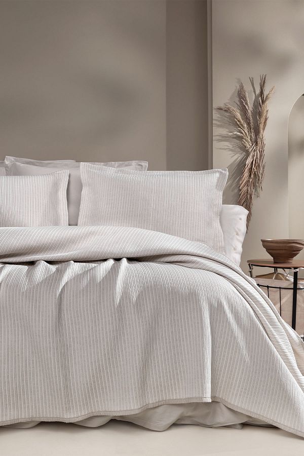 Yataş-Digna Beige Single Bedspread Set 1