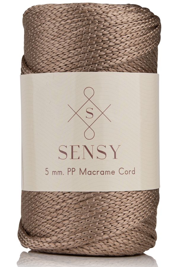 SENSY-5 Mm - 400 gr Polyester Macrame Thread Mink 95 M Polyester Macrame Thread Supla Thread And Bag Thread 1