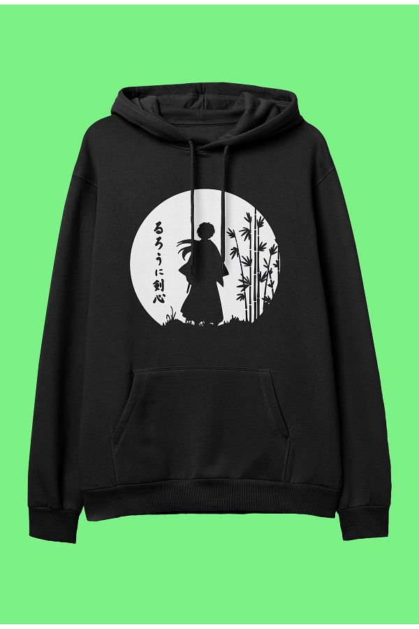 ZOKAWEAR Rurouni Kenshin Kenshin Himura special design anime hooded sweatshirt hoodie Trendyol