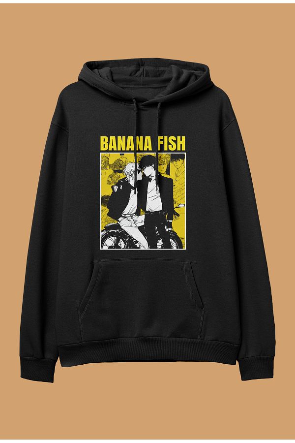 ZOKAWEAR Banana Fish Ash Lynx and Eiji Okumura anime hooded sweatshirt hoodie Trendyol