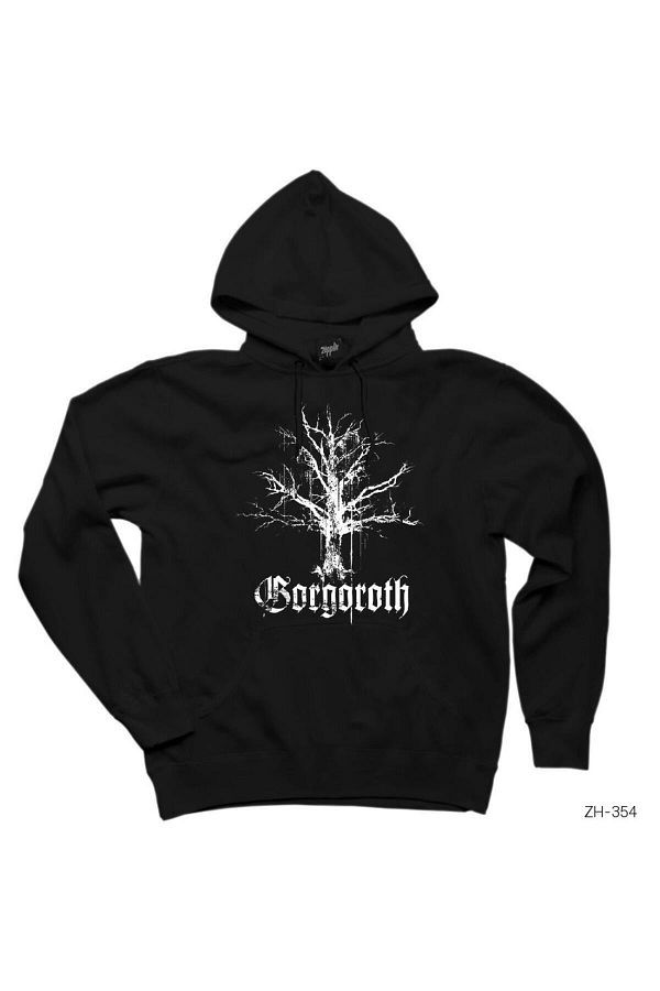 ZOKAWEAR Gorgoroth Black Hooded Sweatshirt Hoodie Trendyol
