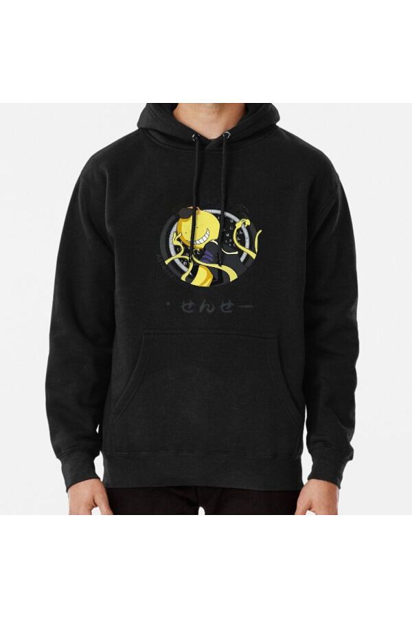 ZOKAWEAR Assassination classroom Koro Sensei logo Printed Sweatshirt Hoodie Trendyol