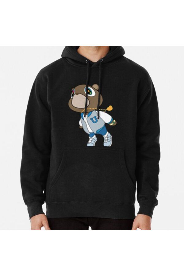 ZOKAWEAR Kanye West Graduation Bear Classic Printed Sweatshirt Hoodie Trendyol