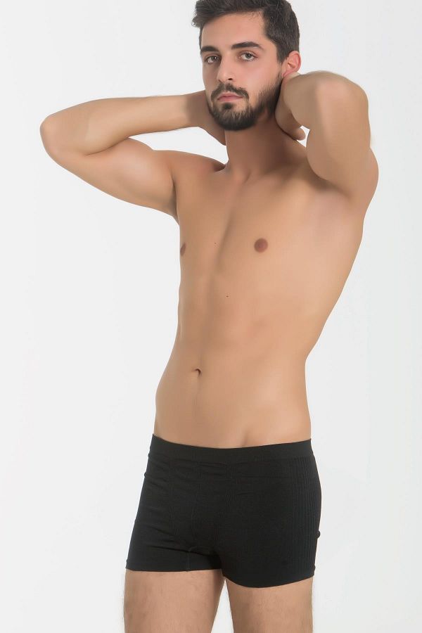 Miss Fit 2215 Men s Boxers Black Trendyol