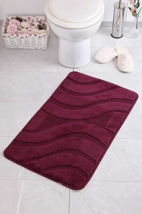 Confetti-Symphony 60X100 Eggplant Bath Rug 1