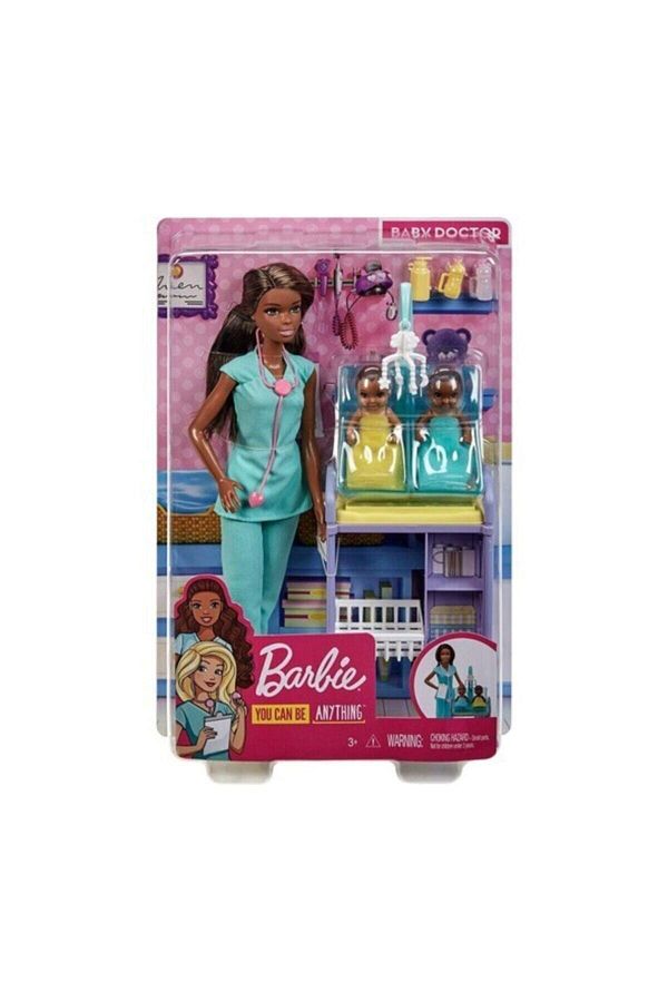 Mattel Barbie And Her Professions Play Sets Baby Doctor Black Haired Dhb63 Gkh24 Trendyol