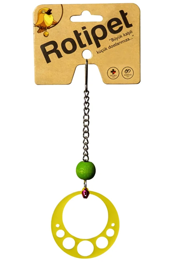 Rotipet-Bird Toy Acrylic Geometric Pendulum-06 1