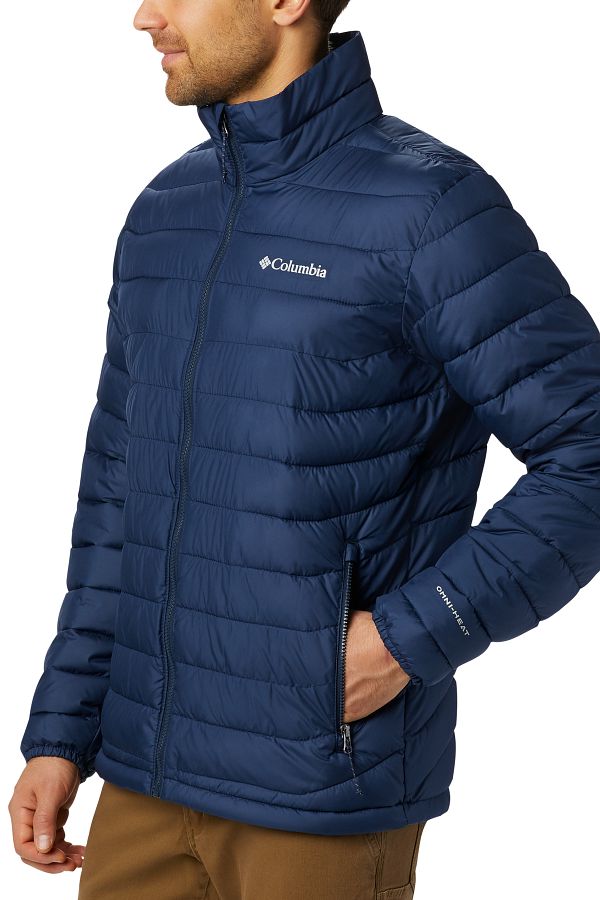Columbia Men s Navy Blue Powder Lite Coat Wo1111 467 Trendyol