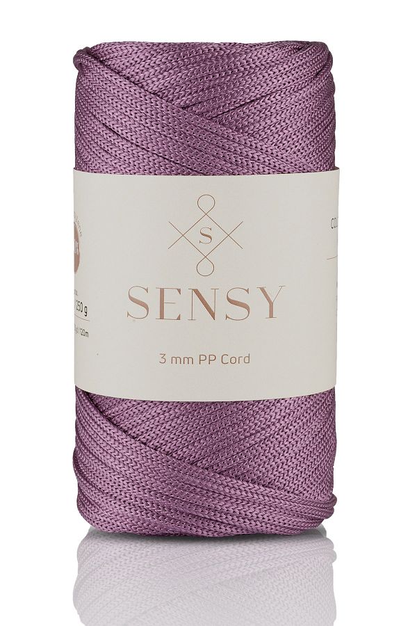 SENSY-Polyester Macrame Thread 3 Mm 250 Gram Macrame Thread Plum 120 Meters Supla Thread And Bag Thread 1