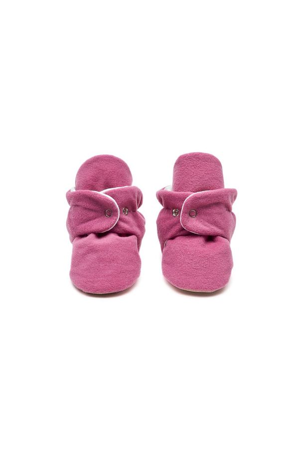 Snap on baby booties top