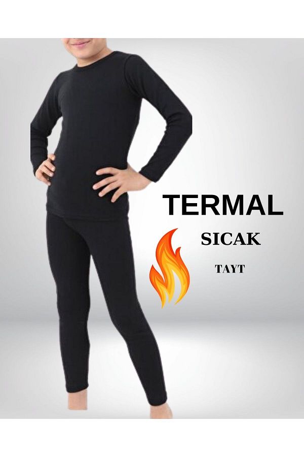 Thermal leggings boys hot sale