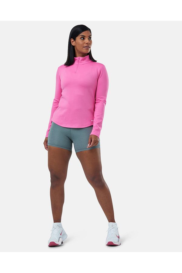 Pink half zip nike hot sale