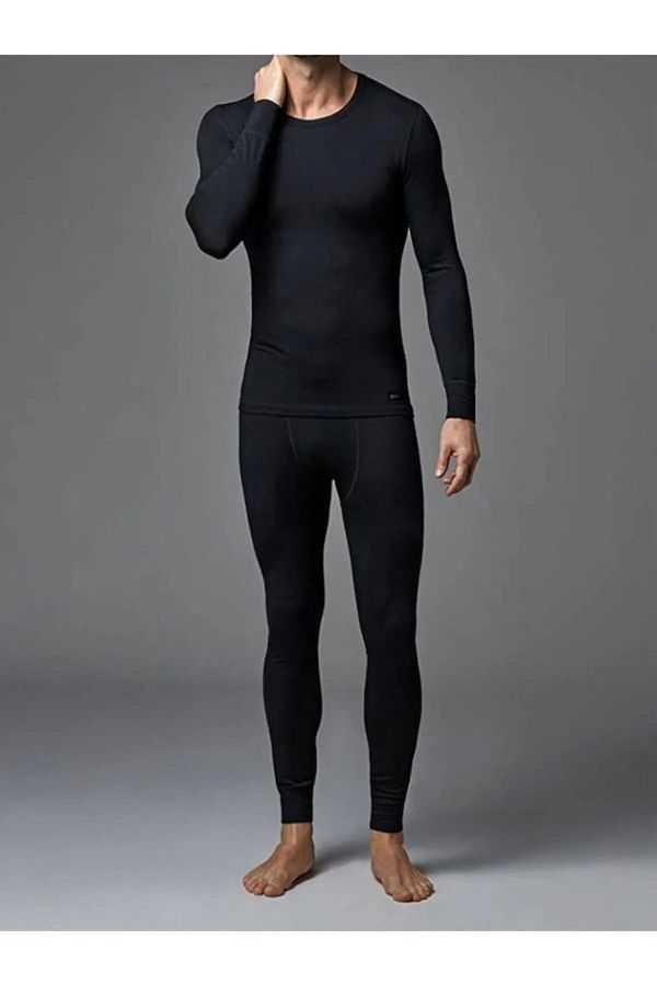 Mrc tactical Men s Black Military Thermal Underwear Set Military Material Trendyol
