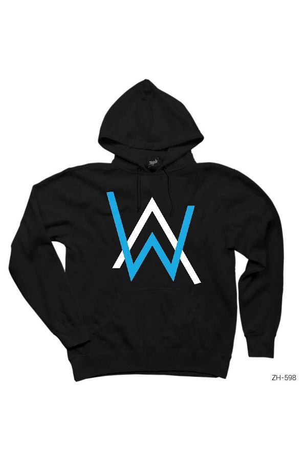ZOKAWEAR Hanorac negru cu glug Alan Walker Trendyol