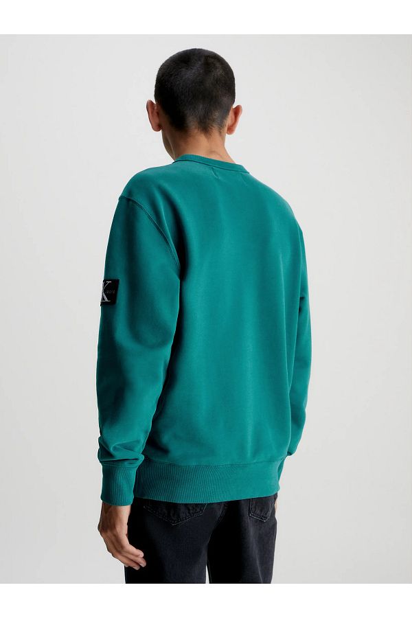 Calvin klein sweatshirt green clearance