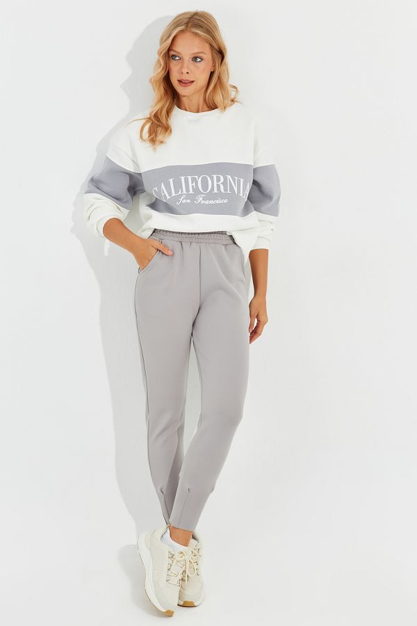 Cool Sexy Sweatpants Gray Slim Trendyol