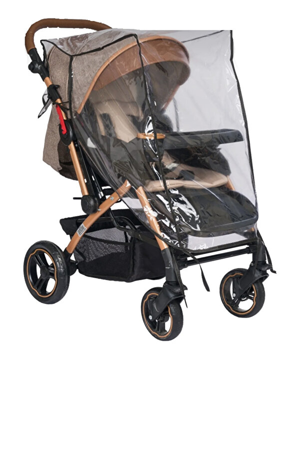 Jeromekids Bebek Araba Yağmurluk 10 Micron Kalın Pvc