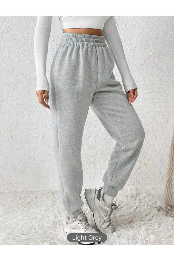 FAVOR ST 3 Thread Thick Cotton Sweatpants with Elastic Waist and Legs Super Quality Trendyol