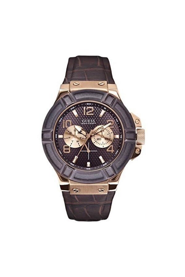 Guess w0040g3 leather strap cheap