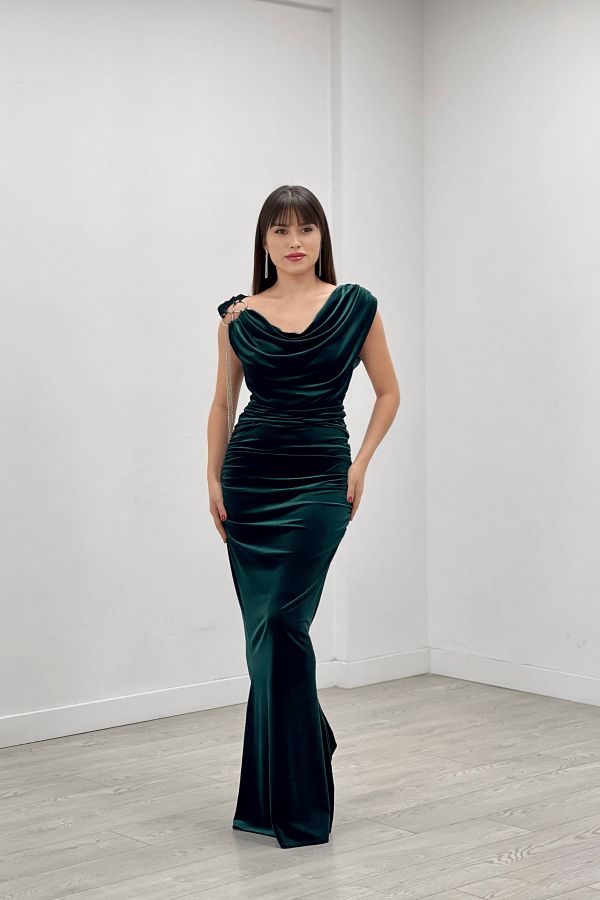 Green fishnet dress store