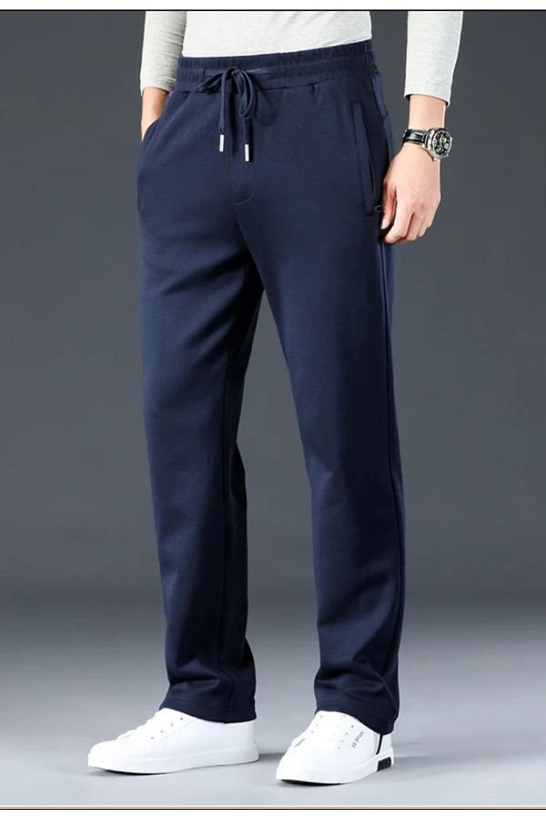 THE WHITE Winter Fleece 3 Thread Cotton Sweatpants Thick Inner Trendyol