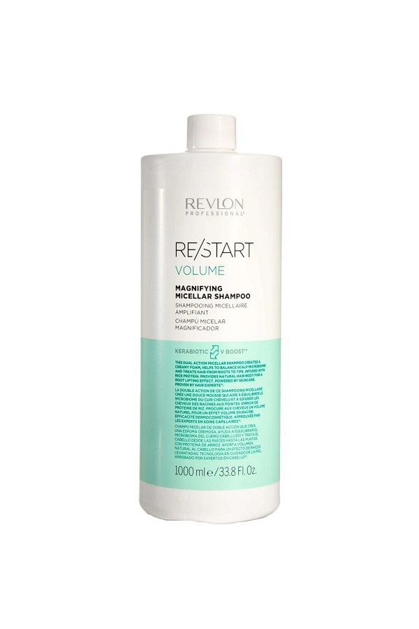Revlon-Restart Volume Cutting and Texturizing Micellar Shampoo 1000 ml - DEMBA602 1
