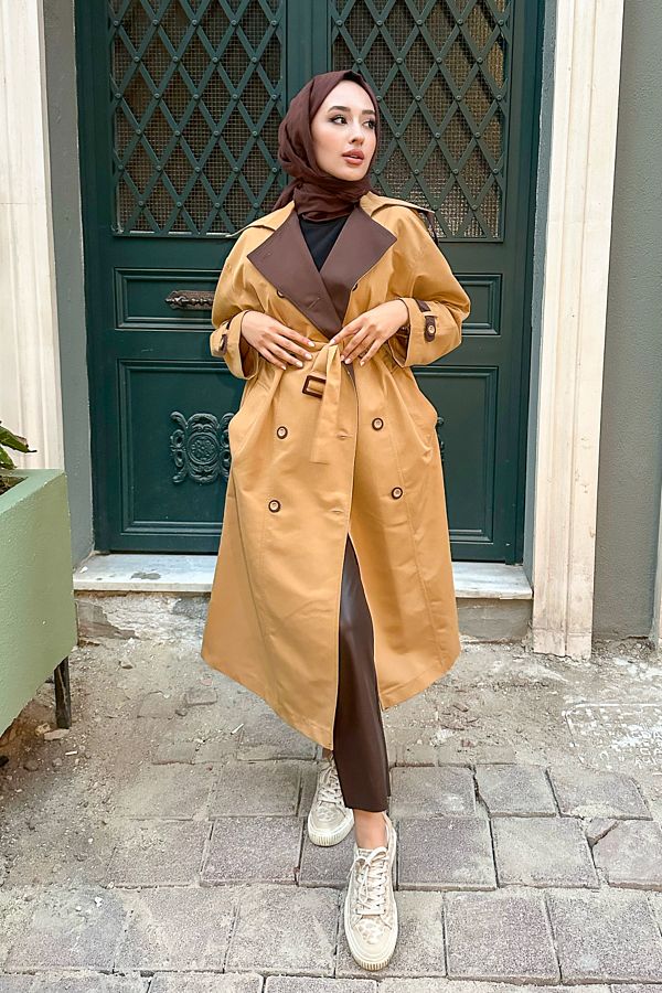 Camel color trench coat outlet