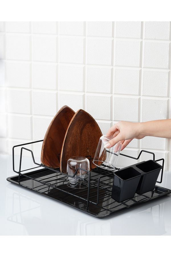 NTC METAL Stainless Dish Rack Drying Dish Basket Plate Spoon Holder Large Size Trendyol