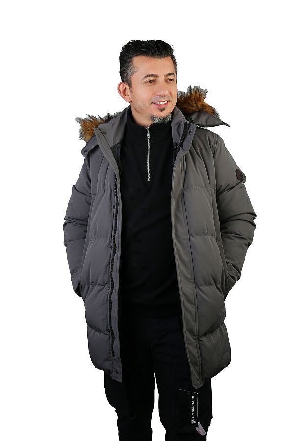 Lumberjack M A dan Men s Hooded Parka 101347080 Anthracite Trendyol