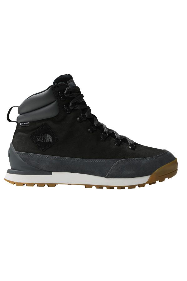 The North Face Men s Back To Berkeley Iv Leather Wp Boots Black Gray Trendyol
