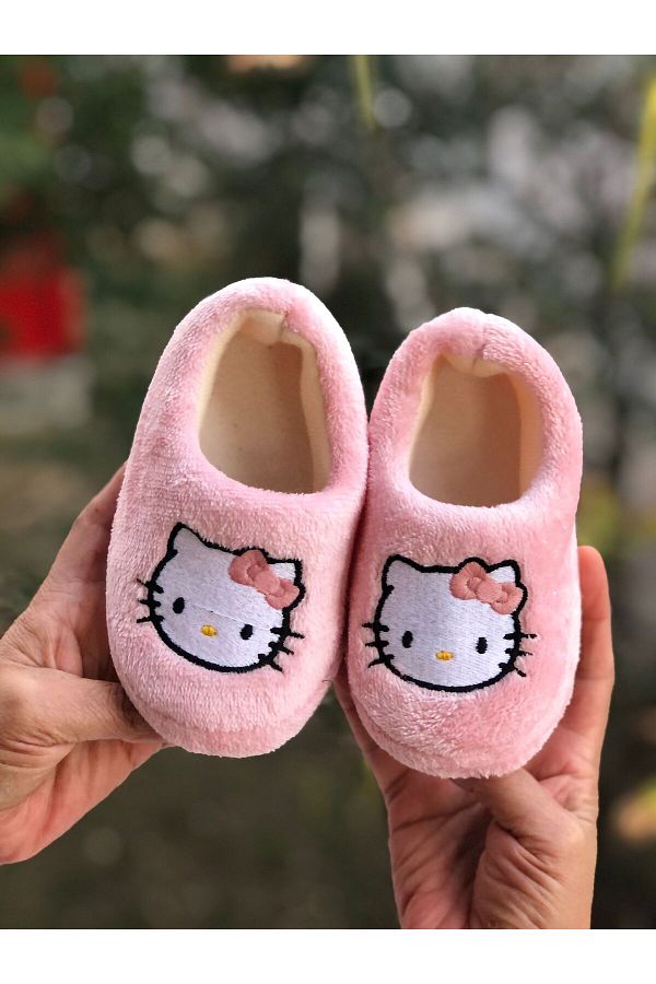 Bold Boutique Cute Cat Figured Winter Ballerina Slippers Home Boots Home Shoes Nursery Shoes Trendyol