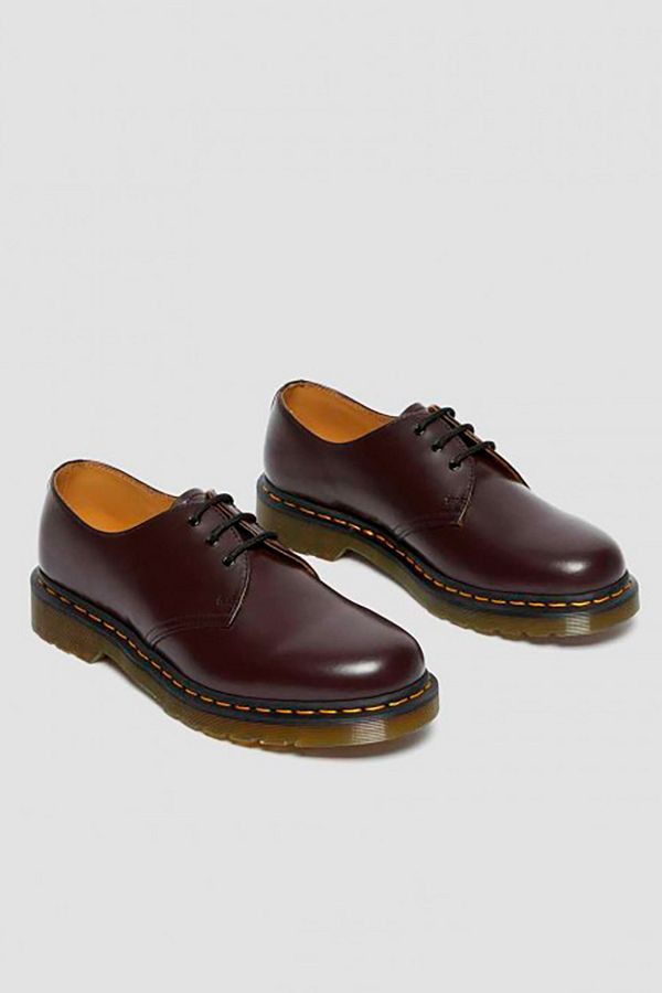 Dr Martens Ankle Boots Burgundy Flat Trendyol