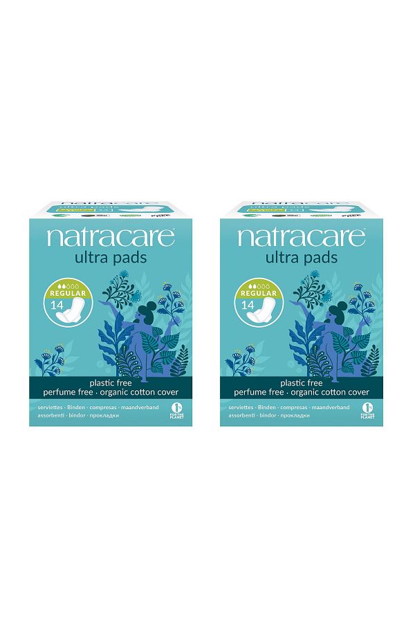 Natracare-Ultra Winged Pad Regular (14 Pieces) - Set of 2 - 28 Ultra Regular Pads 1