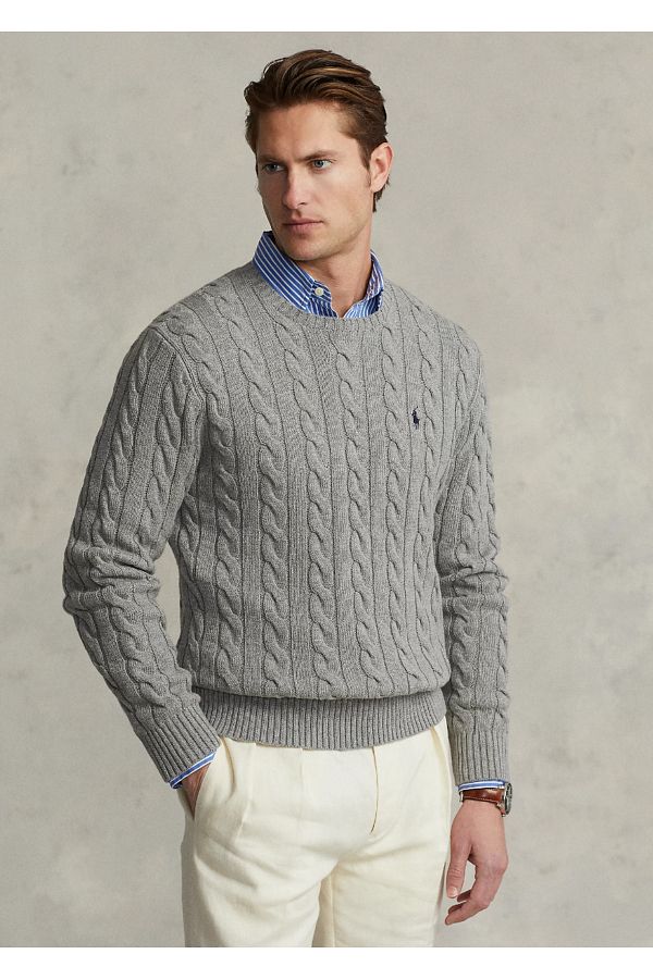Ralph Lauren Cable Knit Wool Cashmere Jumper Sweater Trendyol
