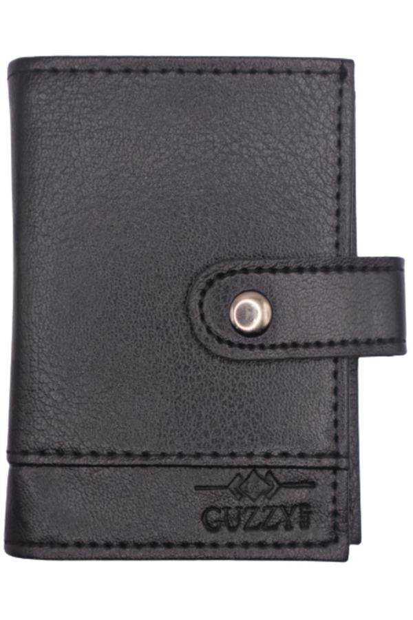 Astakos-Men's Vegan Synthetic Leather Vertical Cut Sports Classic Card Holder Wallet Width 8.5x11 cm 1