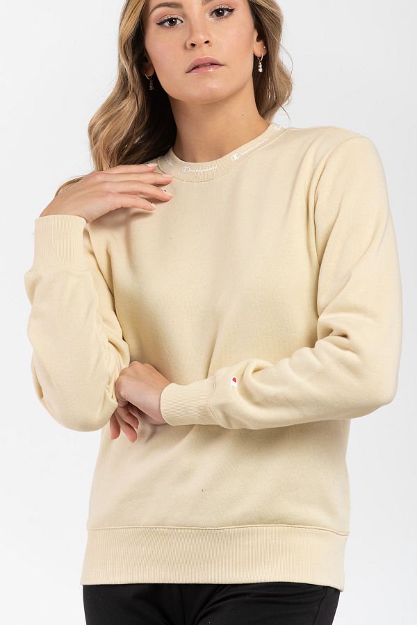 Champion Sweatshirt Beige Regular fit Trendyol