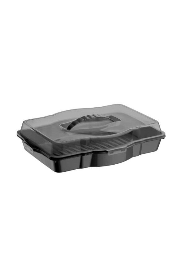 PANJI-Pyrex Carrying Container Square Round Rectangular 3 in 1 1