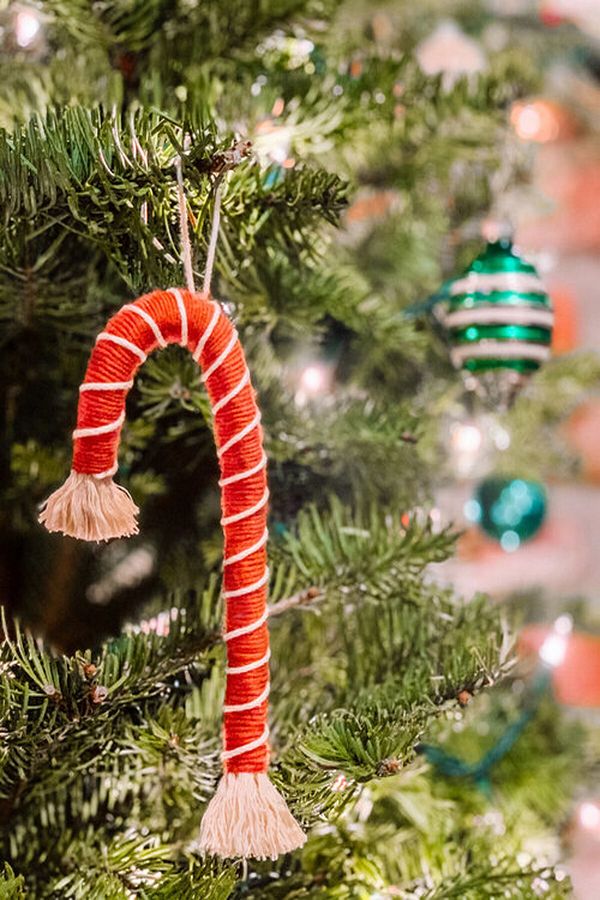 Emtory Home-3 Pieces Red Candy Candy Cane - Christmas Tree Ornament - New Year Decor - Candy Cane 1