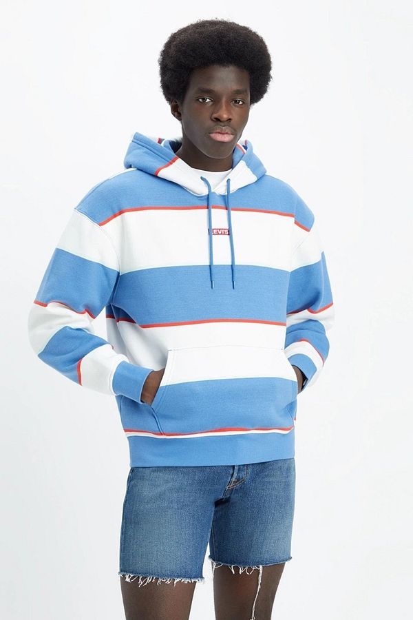 Levi s Color Block Hooded Kangaroo Pocket Cotton Regular Fit Sweat Men s SWEAT A4233 Trendyol